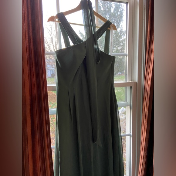 Azazie Dixie Dress in Eucalyptus - Picture 5 of 7